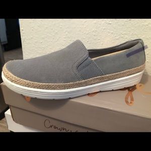 Clark comfort slip on shoe